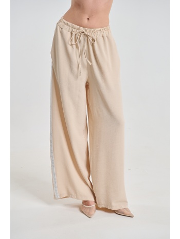 παντελόνι kellys wide leg με strass σε προσφορά