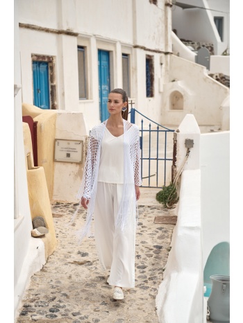 παντελόνι kellys wide leg με strass σε προσφορά