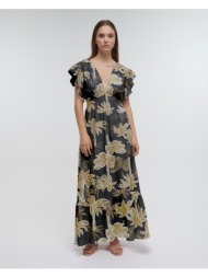 φόρεμα ble maxi tropical ...
