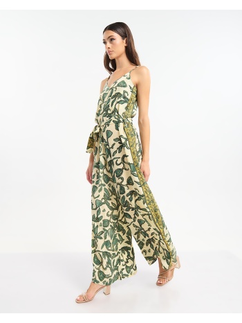 ολόσωμη φόρμα ble με tropical print & ζώνη σε προσφορά