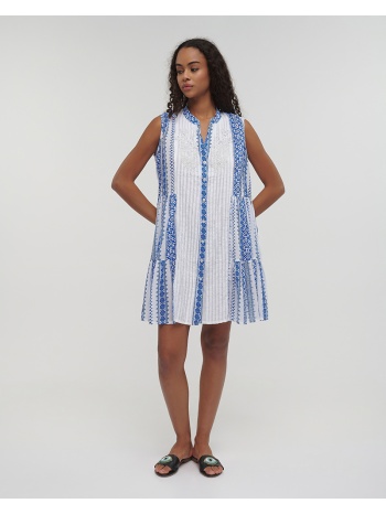 φόρεμα ble mini αμάνικο με ethnic print σε προσφορά