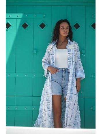 shorts denim με στρας σε προσφορά