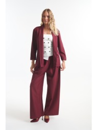 γυναικείο σετ ζακέτα & wide leg παντελόνι