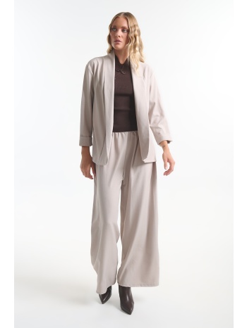 γυναικείο σετ ζακέτα & wide leg παντελόνι