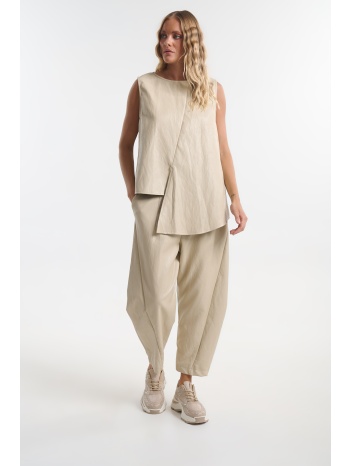 σετ δερματίνη oversized μπλούζα & παντελόνι σε προσφορά