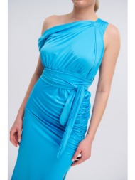 φόρεμα maxi με σούρα και δέσιμο online