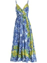 φόρεμα τιραντάκι με λεμόνια ble resort collection
