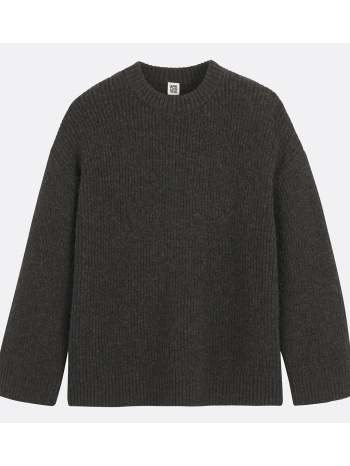 πουλόβερ με στρογγυλό λαιμό σε λεπτή πλέξη με αφράτη υφή