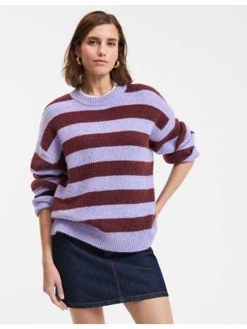 ριγέ πουλόβερ με στρογγυλό λαιμό σε προσφορά