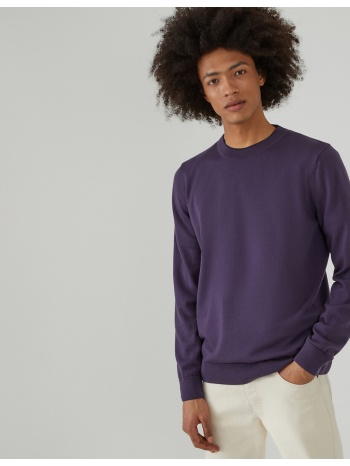 πλεκτό με στρογγυλή λαιμόκοψη από μαλλί μερινός σε προσφορά