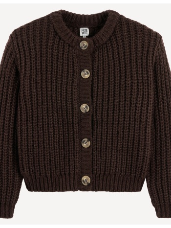 ζακέτα με στρογγυλή λαιμόκοψη