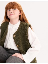 αμάνικη ζακέτα από sherpa