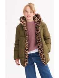 ζεστό καπιτονέ μπουφάν ...