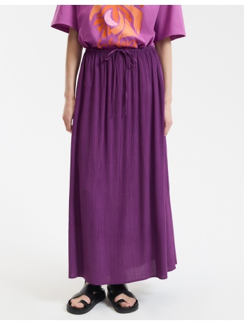 μακριά φούστα από ρευστό κρεπ