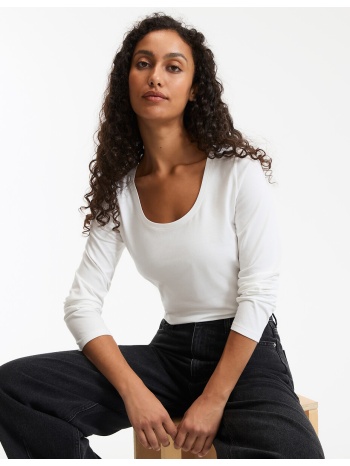 t-shirt από οργανικό βαμβάκι με μακριά μανίκια