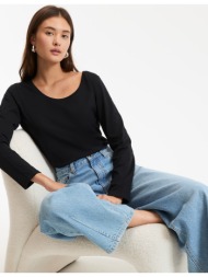 t-shirt από οργανικό βαμβάκι με μακριά μανίκια