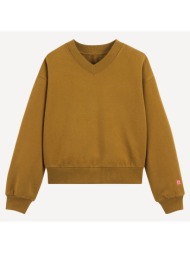 φούτερ με v-λαιμόκοψη