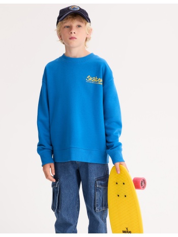 φούτερ με στρογγυλό λαιμό από τζέρσεϊ