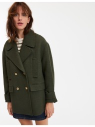 κοντό παλτό από μικτό ...