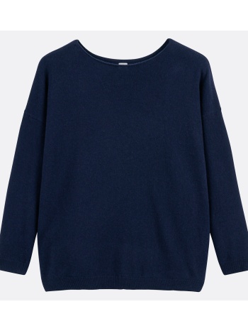 πουλόβερ από λεπτή πλεκτή κασμίρι