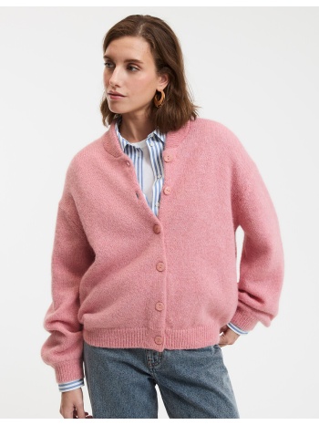 ζακέτα με ψηλό κολάρο