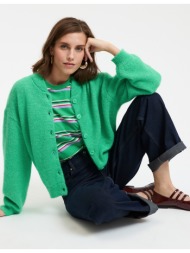 ζακέτα με ψηλό κολάρο