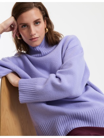 μαλλινό πουλόβερ col roule