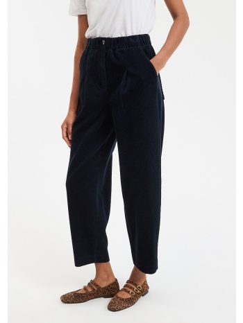 παντελόνι σε στυλ carrot από κοτλέ βελούδο σε προσφορά