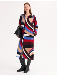 μακρύ φόρεμα με γραφικό μοτίβο