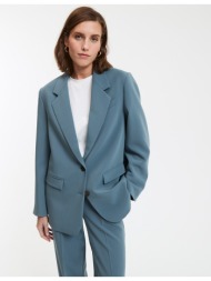 σακάκι ίσιας γραμμής με απλό κούμπωμα