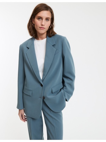 σακάκι ίσιας γραμμής με απλό κούμπωμα