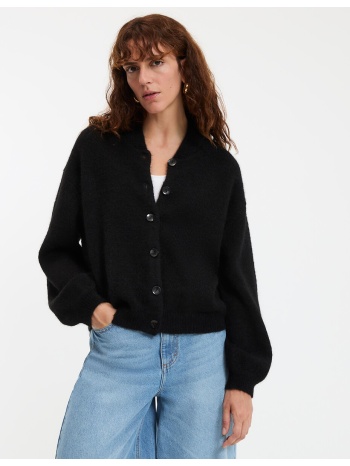 ζακέτα με ψηλό κολάρο