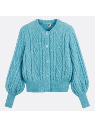 κοντή ζακέτα με σύμμικτο αλπακά και μαλλί