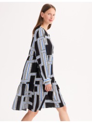 φόρεμα skater με γραφικό ...