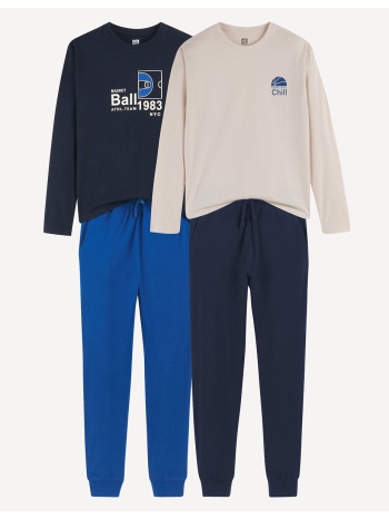 σετ 2 βαμβακερές πιτζάμες