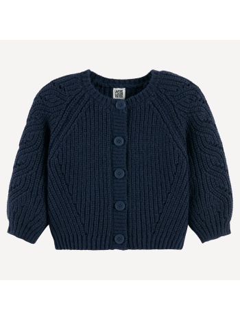 ζακέτα με στρογγυλή λαιμόκοψη