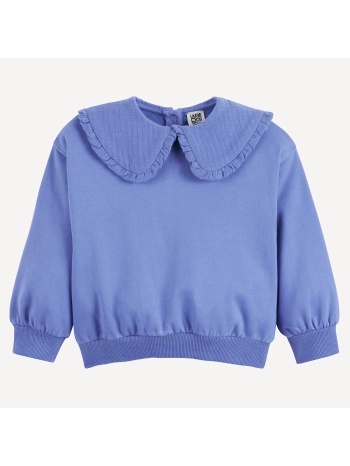 φούτερ με γιακά από φούτερ ύφασμα