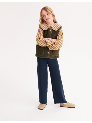 παντελόνι φαρδύ από πλεκτό ύφασμα