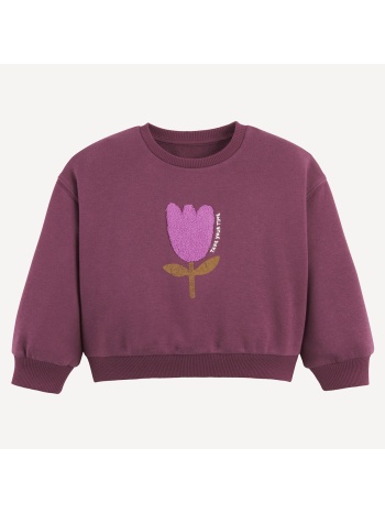 φούτερ με στρογγυλή λαιμόκοψη