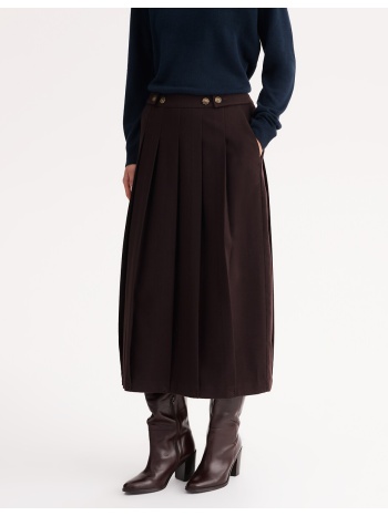 μίντι εβαζέ φούστα από φανέλα σε προσφορά