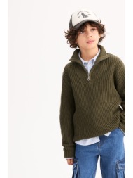 χοντρό πλεκτό με όρθιο ...