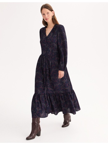 μακρύ φλοράλ εβαζέ φόρεμα