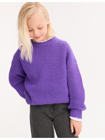 πουλόβερ με στρογγυλή λαιμόκοψη