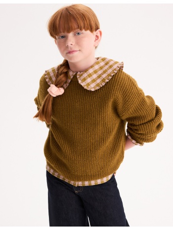 πουλόβερ με στρογγυλή λαιμόκοψη