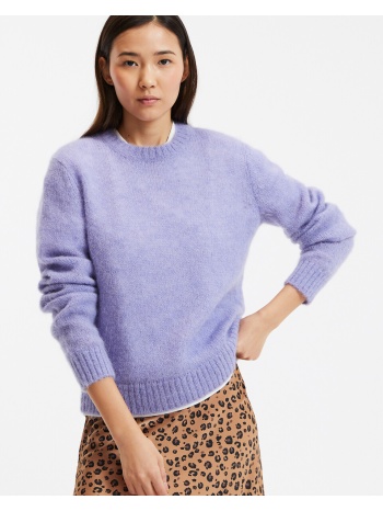 πλεκτό με στρογγυλή λαιμόκοψη και χοντρή πλέξη