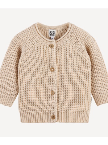 χοντρή ζακέτα με στρογγυλή λαιμόκοψη