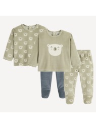 σετ 2 βελουτέ πιτζάμες ...