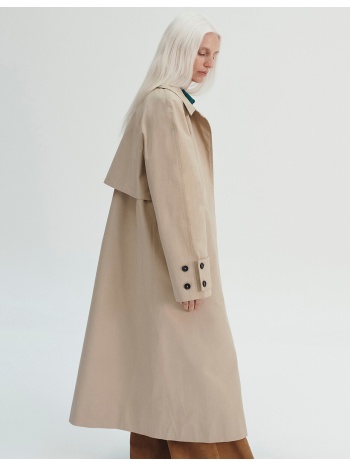 μακριά καμπαρντίνα με κουμπιά