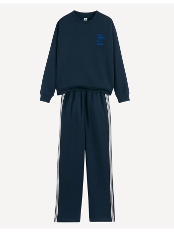 πιτζάμα από φλις με στάμπα