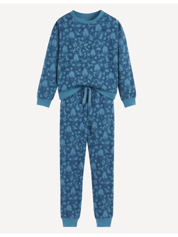 πιτζάμα από φλις με σχέδιο ζώα του δάσους